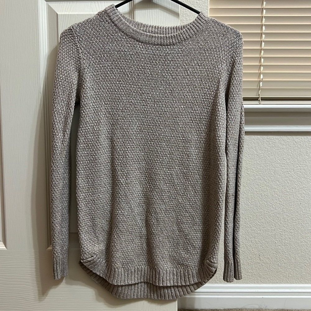 Tan Knot Sweater